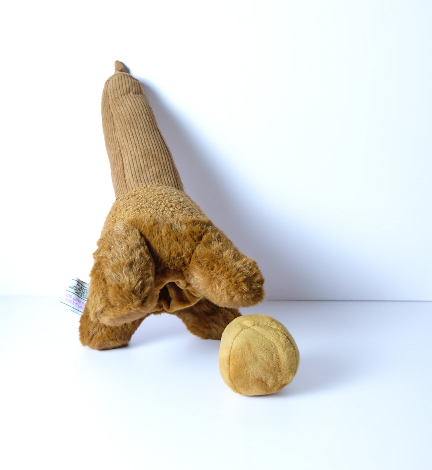 Nose Work Dog Enrichment Toy with Plush Ball, Height 12 inch Width 6 inch, polyester/poly-filled, Pet Beds and More