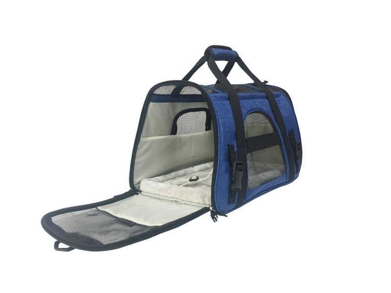 Mr. Peanut's Copper Series Airline Compliant Pet Carrier, Tall Profile Soft Sided Luxury Travel Tote