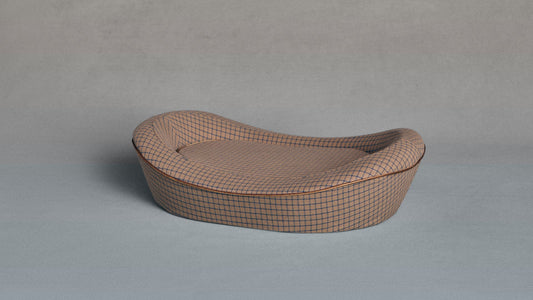 Timeless Dog Bed in Tawny Ledger