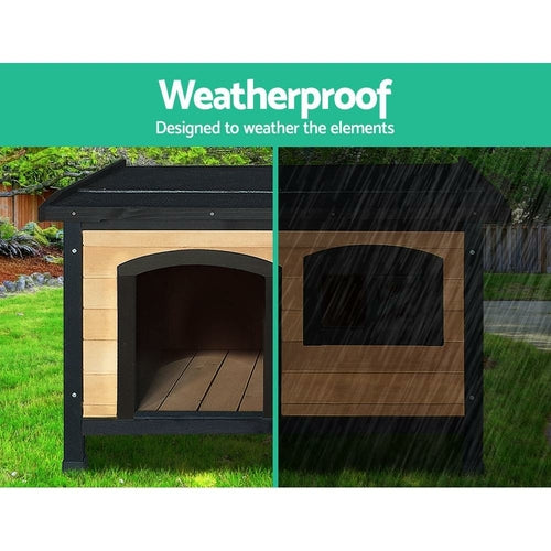 Pet Dog Kennel Extra Large Wooden Outdoor Indoor Puppy Pet House
