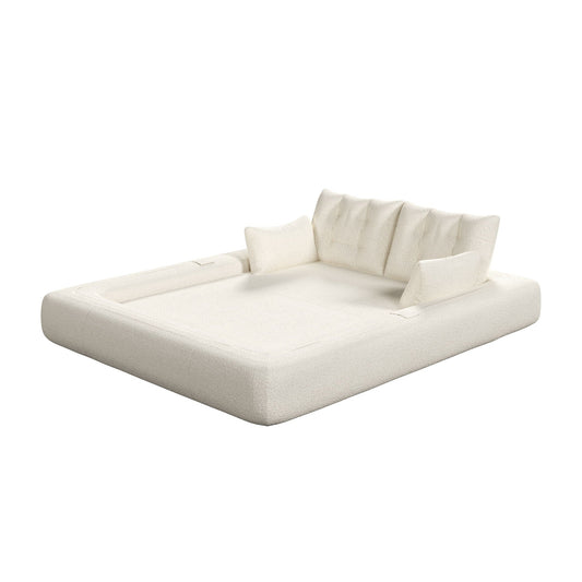 Human Dog Bed-Multi Functional Foldable Sofa Bed-2 large sizes-Soft Teddy fabric+high-density foam