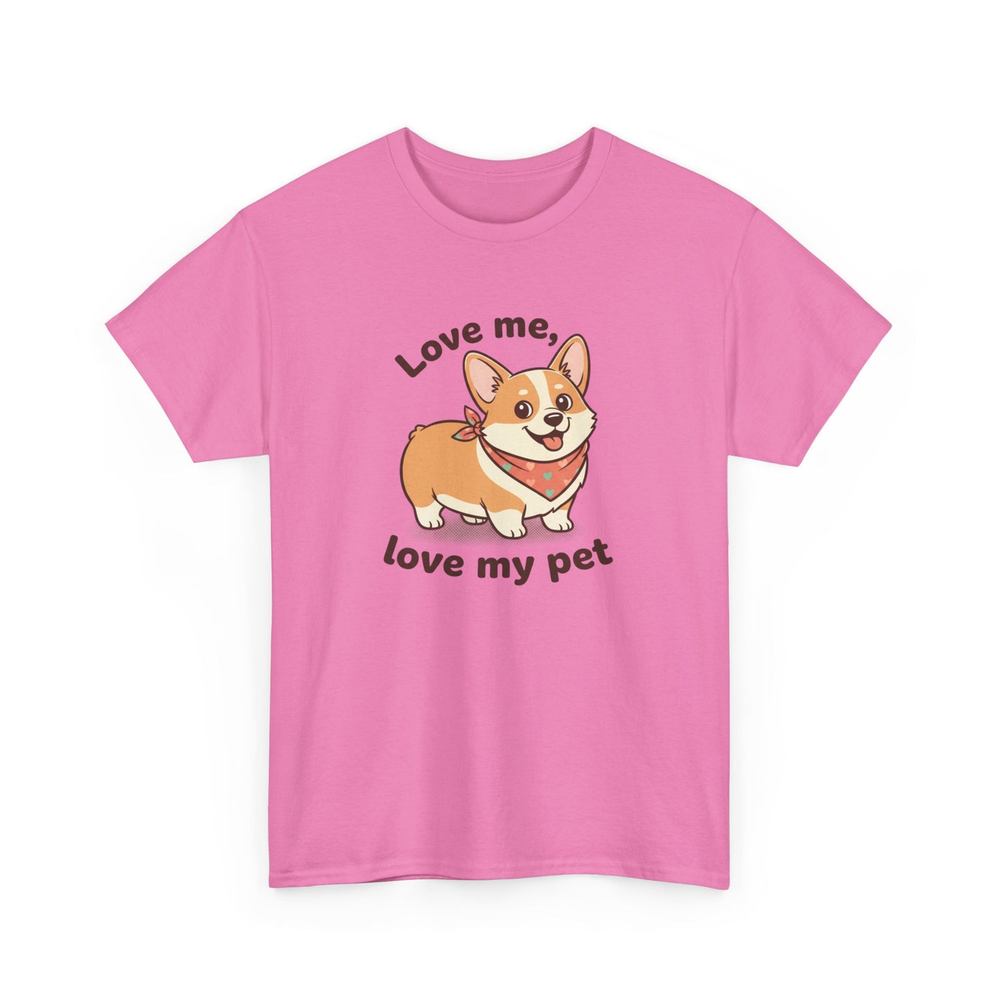 Corgi 'Love Me, Love My Pet' T-Shirt