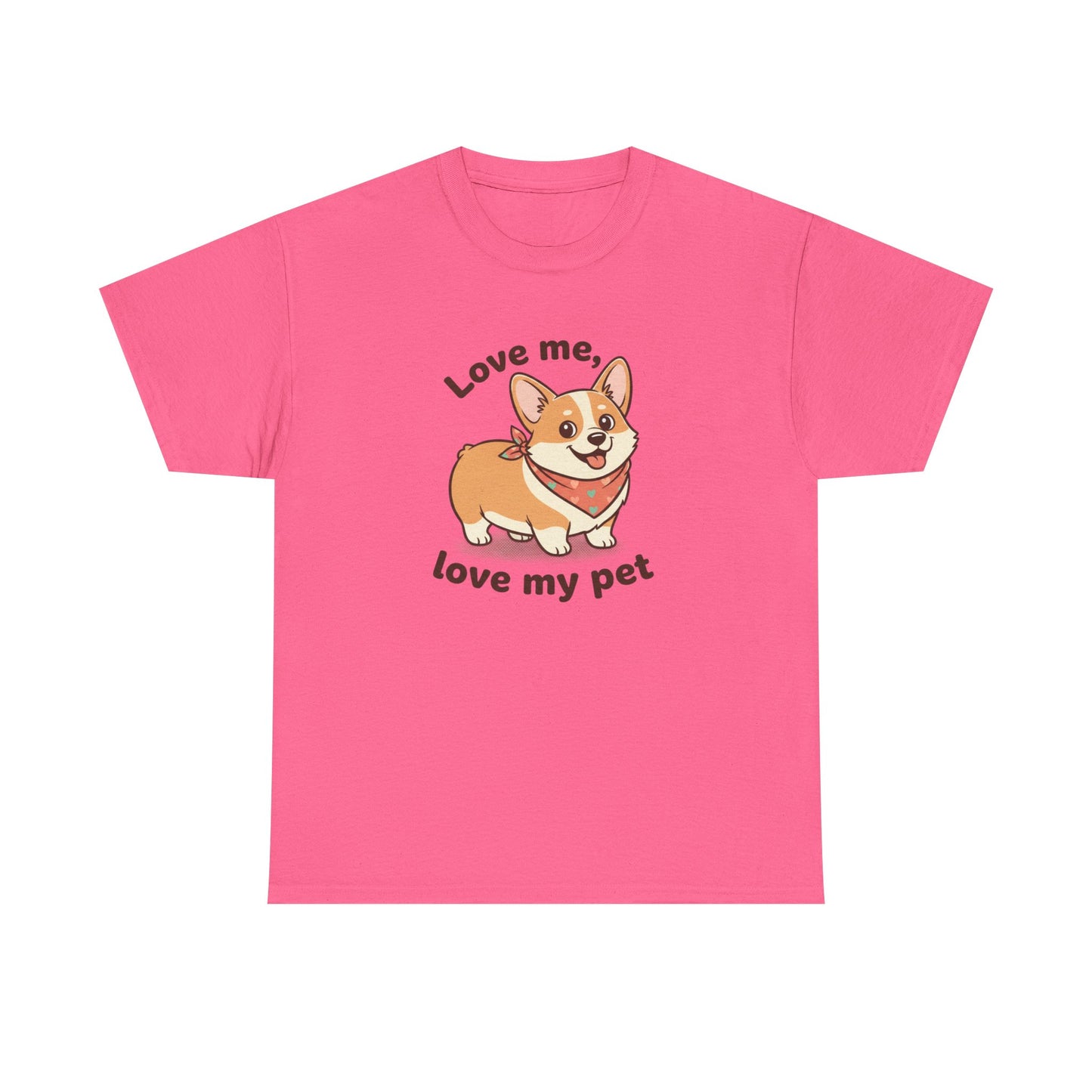 Corgi 'Love Me, Love My Pet' T-Shirt