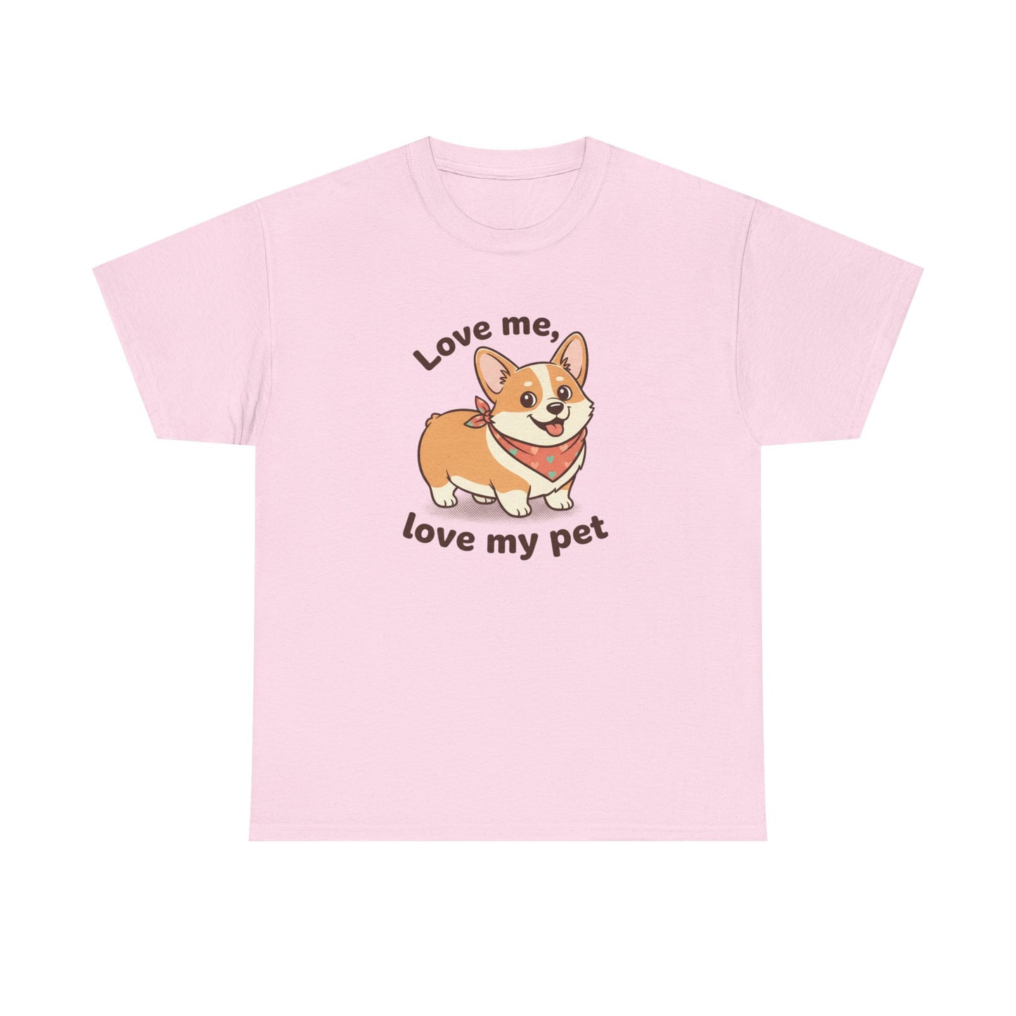 Corgi 'Love Me, Love My Pet' T-Shirt
