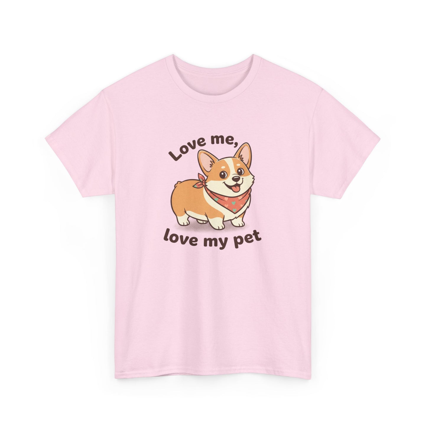Corgi 'Love Me, Love My Pet' T-Shirt