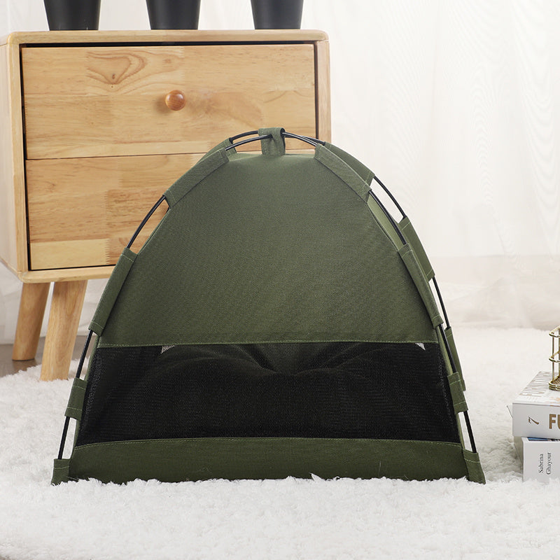 Foldable Cooling Tent Cat Bed