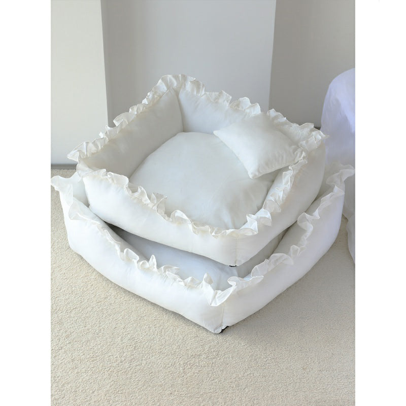 Princess Dog Bed Sofa Pet for Small Dogs Cat