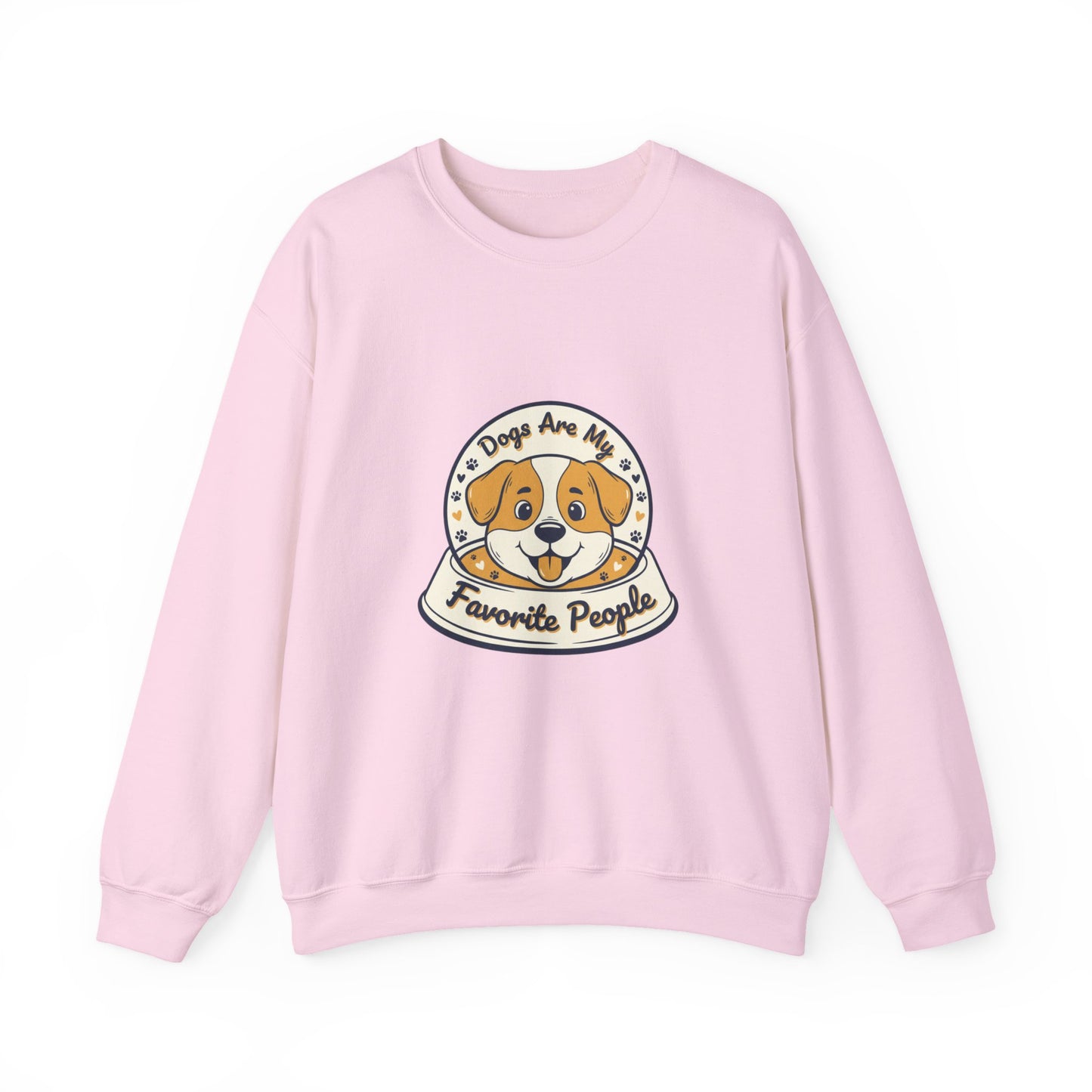 "Dogs Are My Favorite People" Cute Corgi Graphic Unisex Sweatshirt