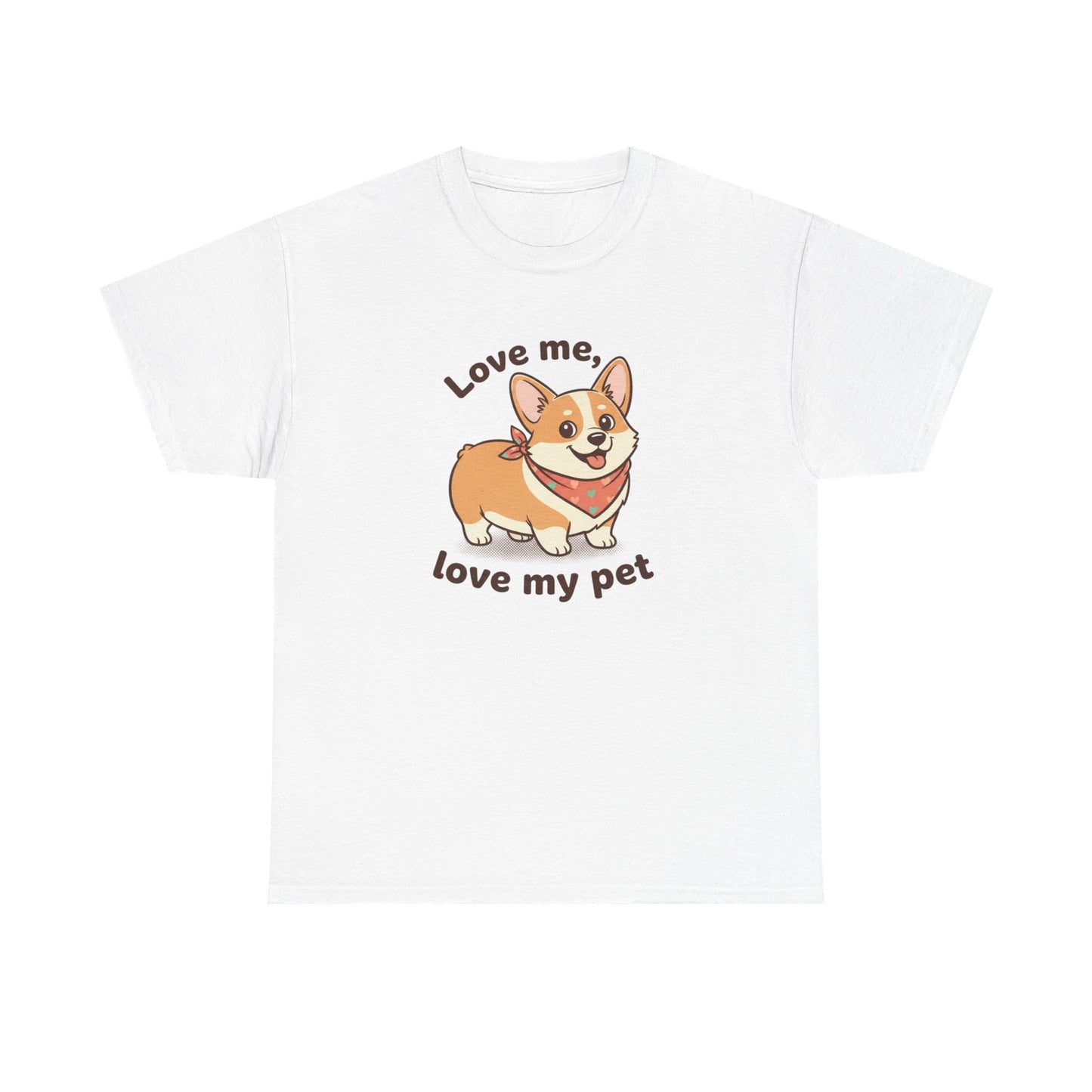 Corgi 'Love Me, Love My Pet' T-Shirt