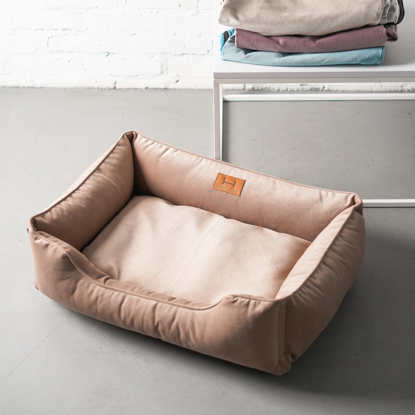 Velvet Dog Bed Dreamer