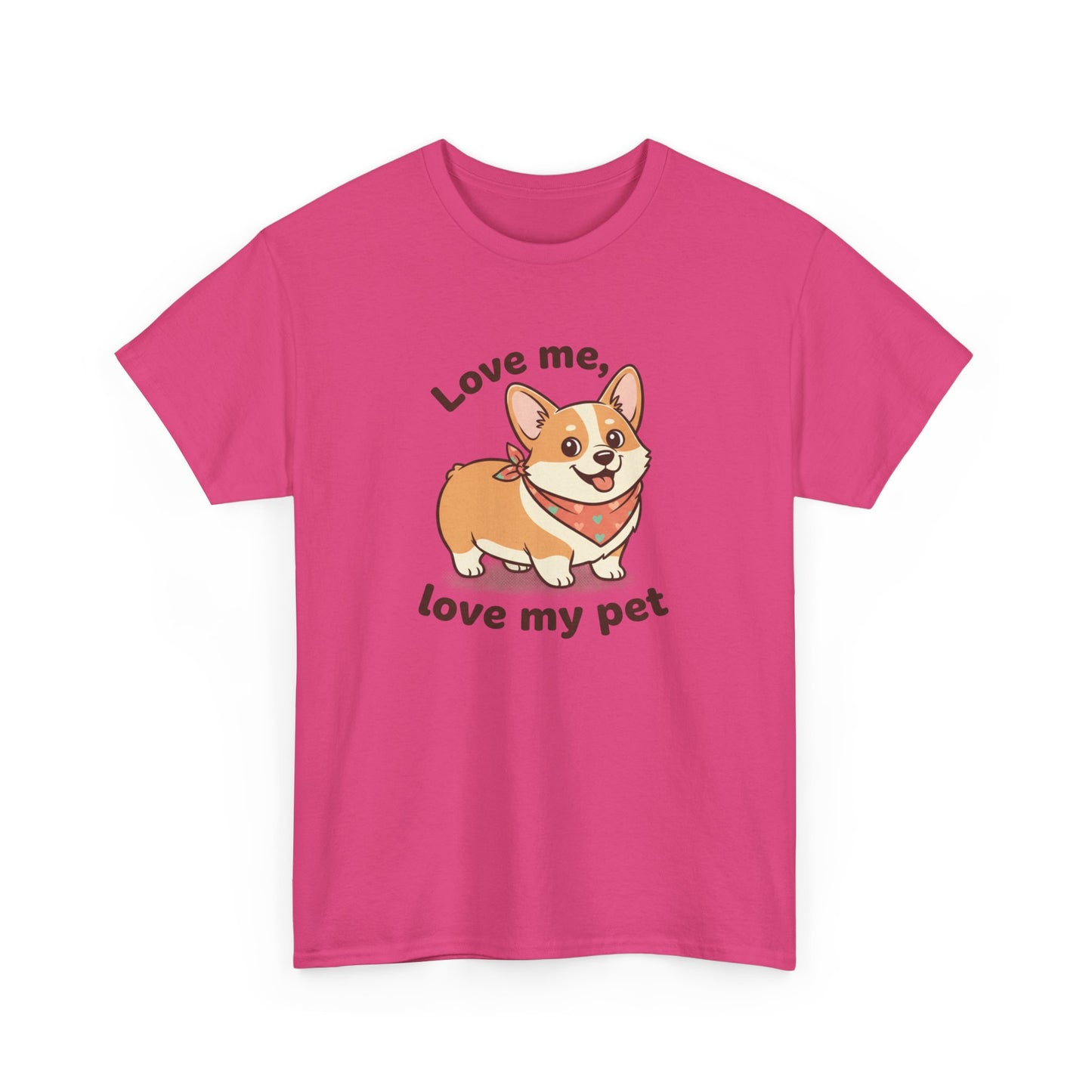Corgi 'Love Me, Love My Pet' T-Shirt