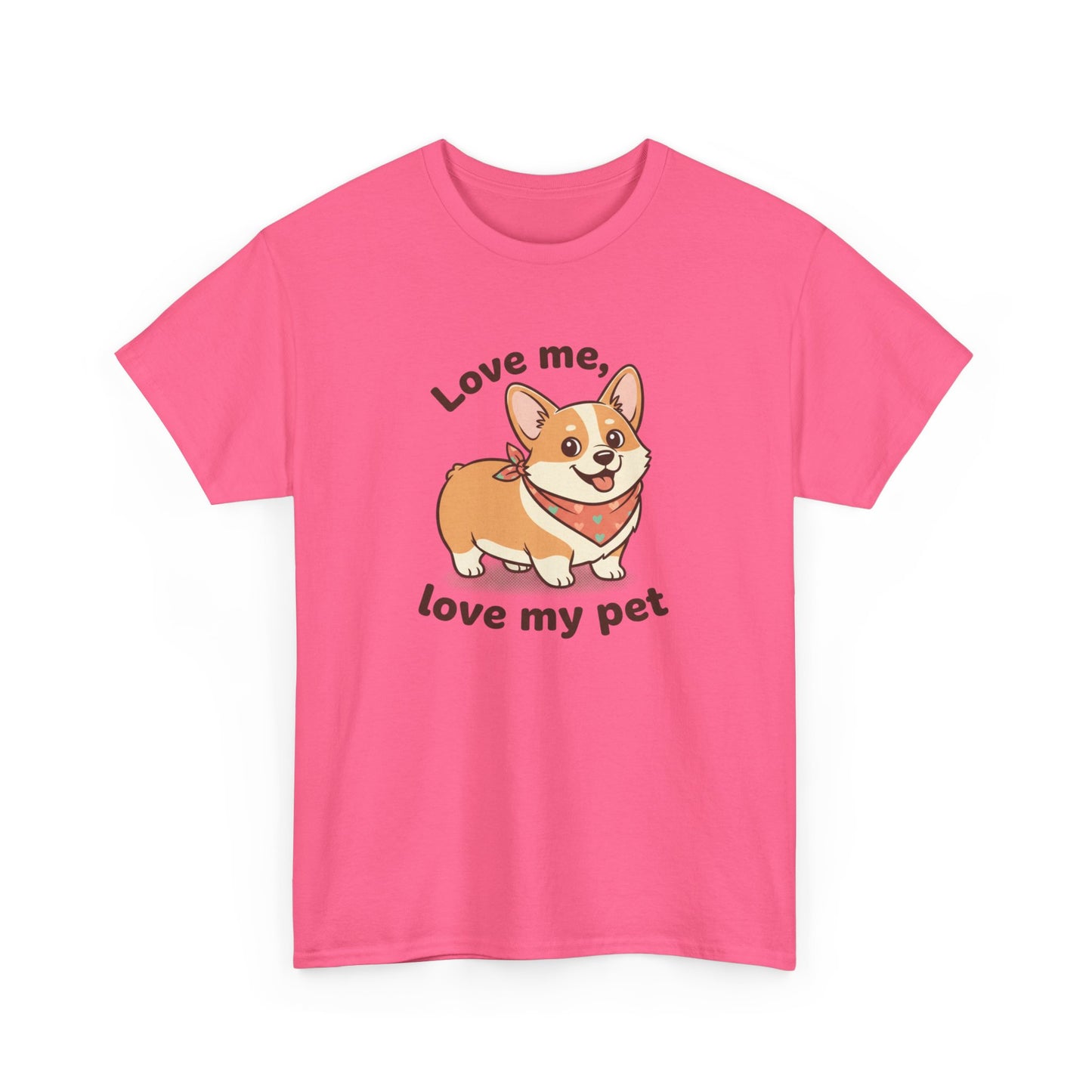 Corgi 'Love Me, Love My Pet' T-Shirt