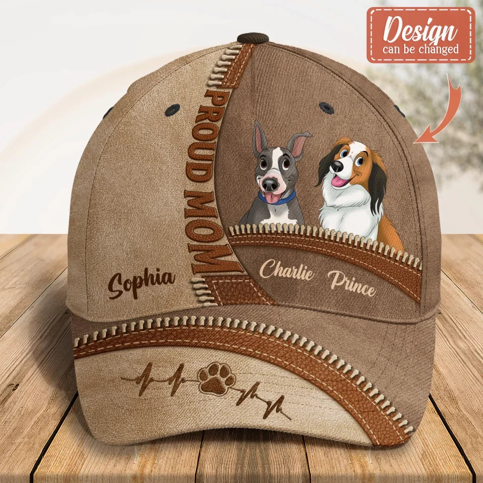 Personalized Dog Mom Classic Cap - Gift Idea for for Dog Lovers - Proud Mom