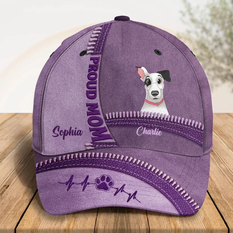 Personalized Dog Mom Classic Cap - Gift Idea for for Dog Lovers - Proud Mom