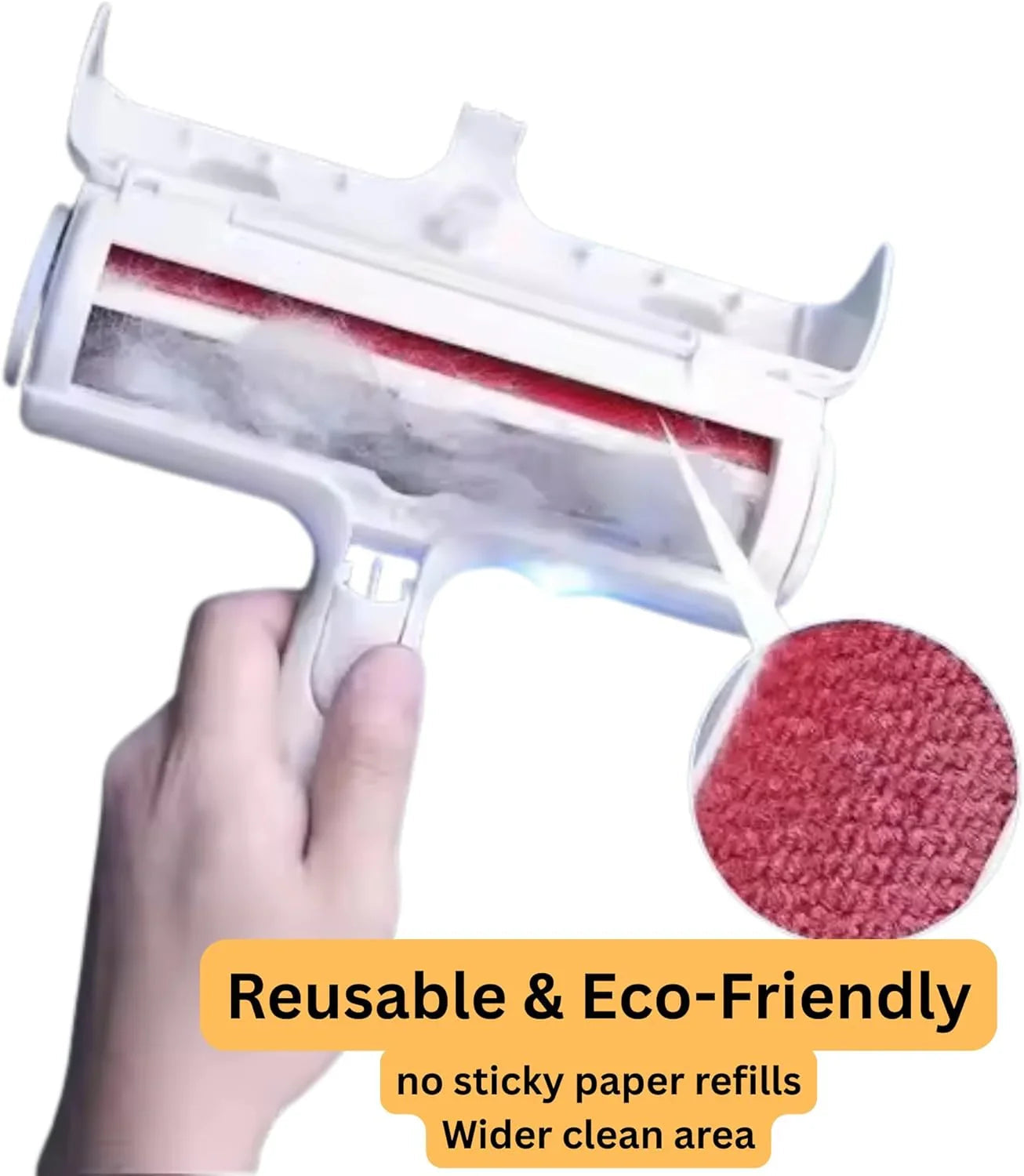 The Miracle Brands Pet Hair Remover Roller - RED
