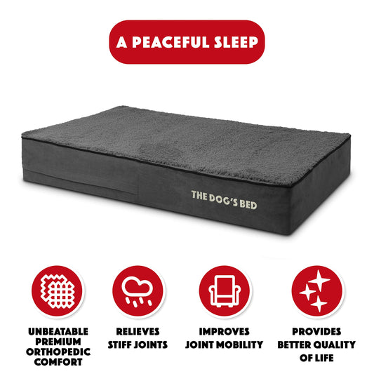 Large Orthopedic Memory Foam Dog Bed with Therapeutic Joint Support