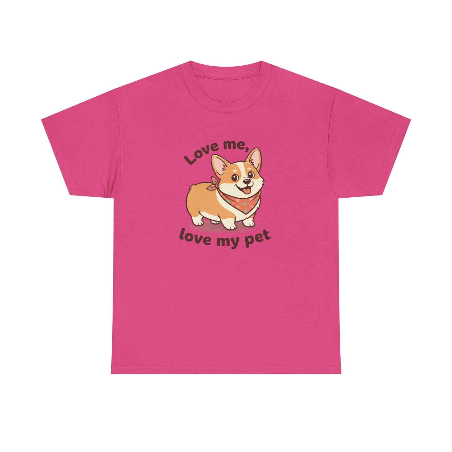 Corgi 'Love Me, Love My Pet' T-Shirt