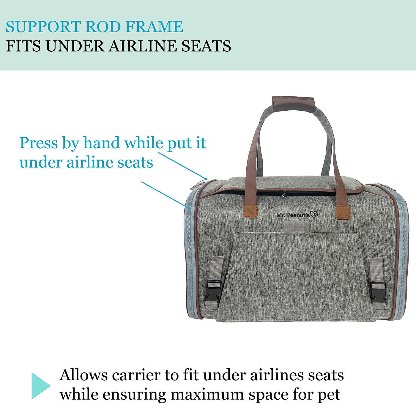 Mr. Peanut's Gold Series Big Apple XL Expandable Pet Carrier V3.0