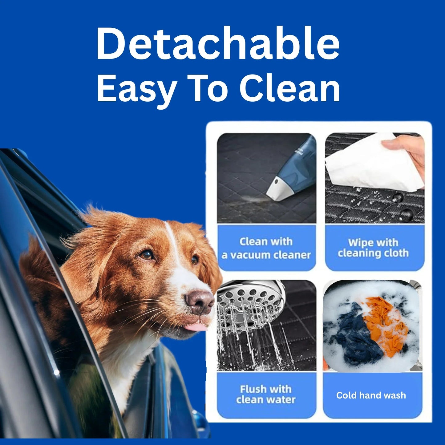 The Miracle Brands – Heavy-Duty Dog Car Seat Cover