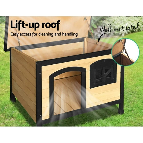 Pet Dog Kennel Extra Large Wooden Outdoor Indoor Puppy Pet House