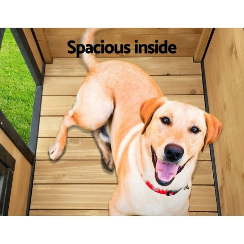 Pet Dog Kennel Extra Large Wooden Outdoor Indoor Puppy Pet House