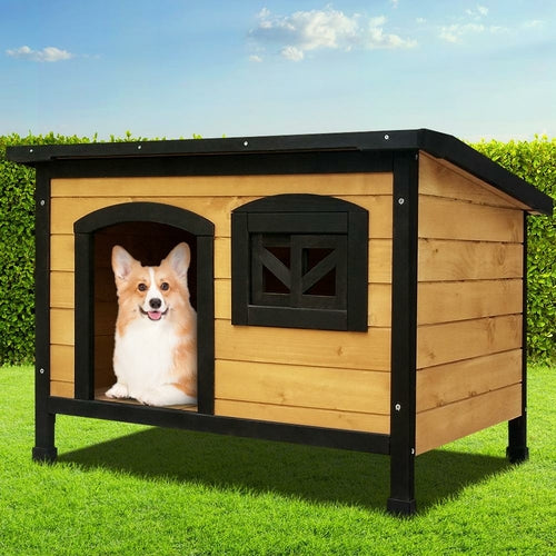 Pet Dog Kennel Extra Large Wooden Outdoor Indoor Puppy Pet House