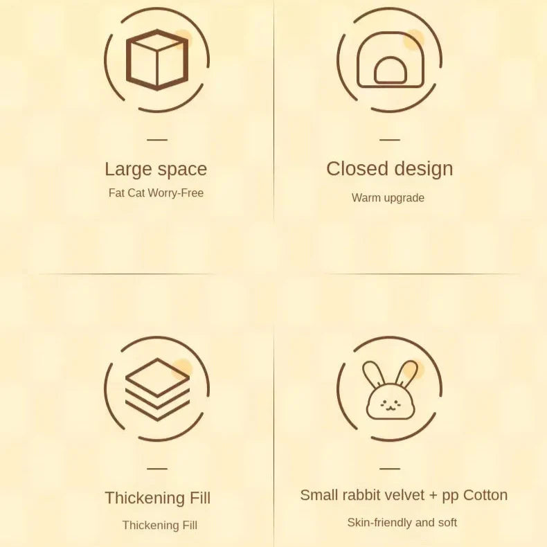 Kawaii Cat-Shaped Cat House