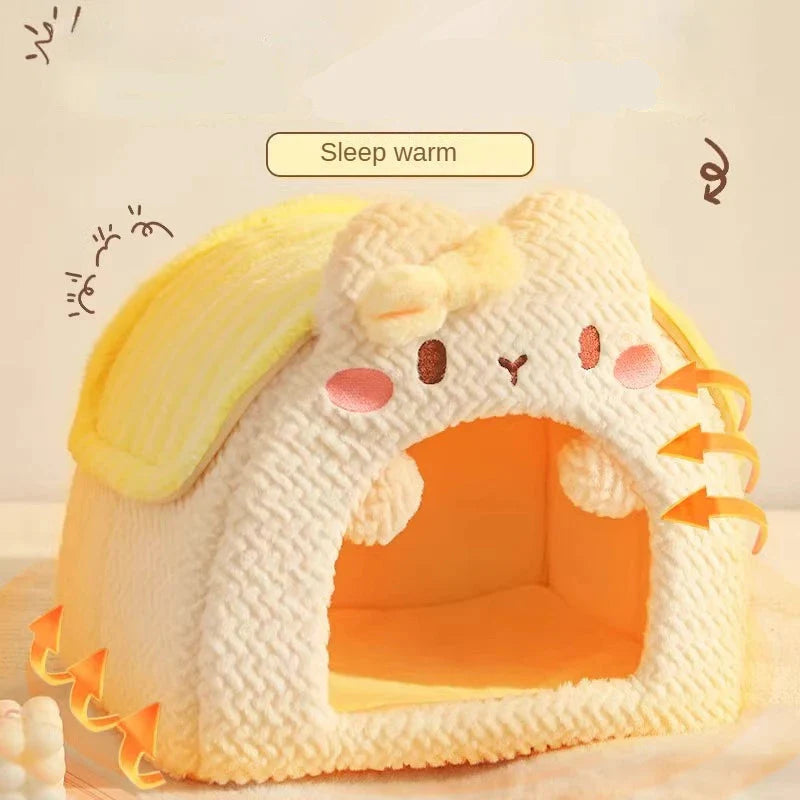 Kawaii Cat-Shaped Cat House