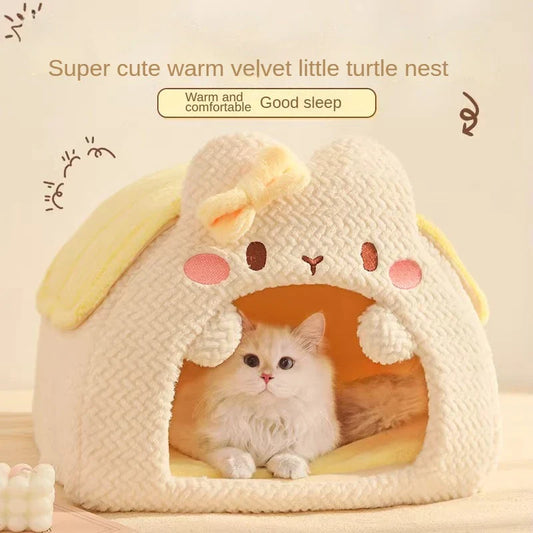 Kawaii Cat-Shaped Cat House
