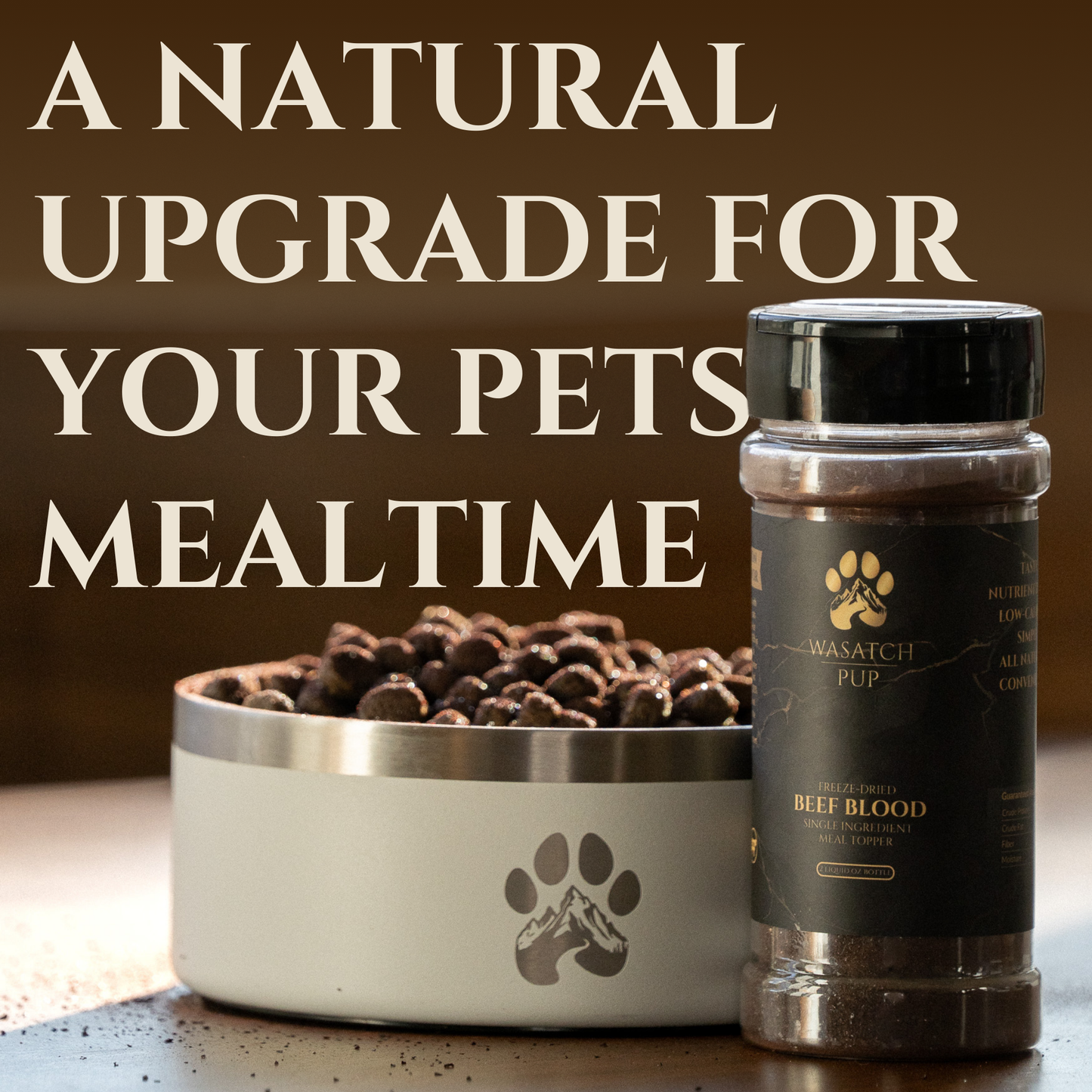 Freeze-Dried Beef Blood | Single Ingredient Meal Topper