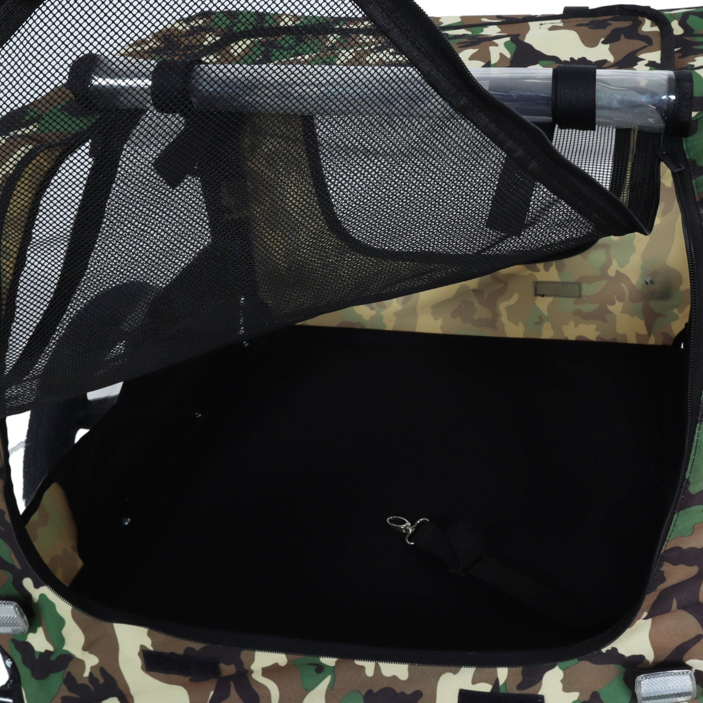 Pet Bike Trailer Dog Cart for Bicycle,Suitable for Small and Medium Pets, Easy Folding Cart Frame, Quick Release Wheel, Non-Slip Floor, Internal Leash